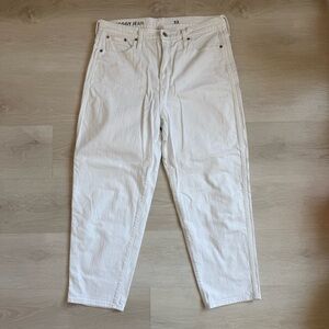 J.Crew high rise Peggy Jean in white sz 32
